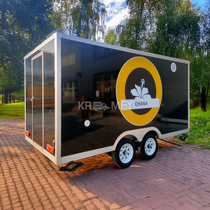 Carrito de Comida Móvil con Horno de Pizza para Terraza, Remolque de Comida Totalmente Equipado con Cocina - Product Image 3