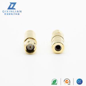 Adattatore Audio <span class=keywords><strong>RCA</strong></span> Femmina a SMA Maschio Placcato Oro in Rame Pieno - Product Image 3
