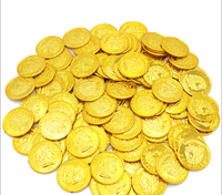 Pirate Trésor Pièce En Plastique Or Argent Coffre Au Trésor Jouet pour Jeux De Société Jetons Cosplay Halloween Décoration