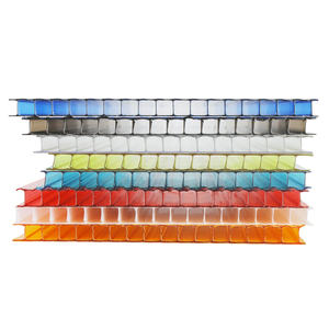 Lámina Hueca <span class=keywords><strong>de</strong></span> <span class=keywords><strong>Policarbonato</strong></span> Transparente <span class=keywords><strong>de</strong></span> 4mm y 6mm con Recubrimiento UV <span class=keywords><strong>para</strong></span> <span class=keywords><strong>Invernadero</strong></span> - Product Image 1