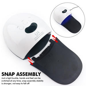 <span class=keywords><strong>Lampe</strong></span> à ongles LED de style pantoufle <span class=keywords><strong>lampe</strong></span> <span class=keywords><strong>UV</strong></span> pour machine de photothérapie avec coussinets en plastique et <span class=keywords><strong>lampe</strong></span> de polymérisation - Product Image 2