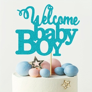 Decorazione per <span class=keywords><strong>Torta</strong></span> di Benvenuto per Primo Compleanno Bambina, Decorazione per <span class=keywords><strong>Torta</strong></span> di Benvenuto per Bambino, Decorazioni Selezionate per Torte di Compleanno e Baby Shower - Product Image 3