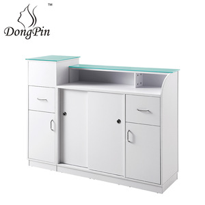 Mostrador de caja Dongpin 3303 de madera para salón de belleza, tienda de ropa y exhibición. - Product Image 3