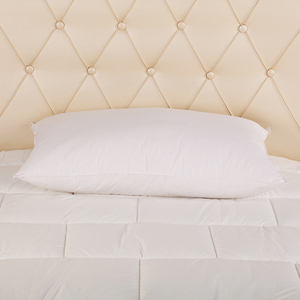 Inserts d'oreiller blancs en <span class=keywords><strong>plumes</strong></span> d'oie naturelles, oreillers de lit en tissu de coton égyptien 100% - Product Image 4