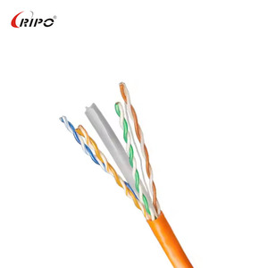 สายเคเบิลอีเทอร์เน็ต Cat6กลางแจ้งในร่ม24AWG สายแลนทองแดง utp/ftp-LSZH สายฮาโลเจนความเร็วสูงไร้ควัน - Product Image 3