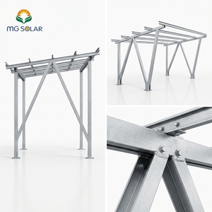 Sistema de Instalación de Diseño de Cochera Solar de Acero y Aluminio Impermeable <span class=keywords><strong>MG</strong></span> Solar de 10kw - Product Image 2