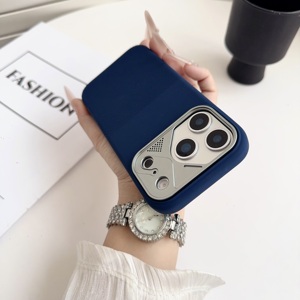 Wholesale Luxury Liquid Silicone <b>Phone</b> Case for 17 Pro Max Shockproof Magnetic <b>Ring</b> Holder Anti-scratch Protective Cover - Product Image 2