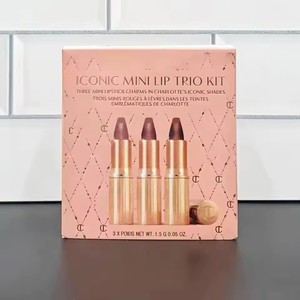 Juego de Tres Labiales de Marca de Lujo, Labial Impermeable de Larga Duración, Cosméticos al por Mayor, Varios Tipos de Cosméticos - Product Image 1