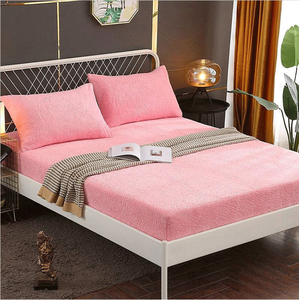 Drap housse en molleton de luxe Sherpa Teddy Draps Parure de lit - Product Image 1