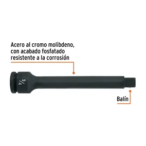 Extensión de Impacto BOX 2 con Marco de 3/4'', 10' de Largo, TRUPER - Product Image 2