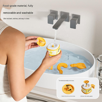 Jouet interactif pour chien à bouton-poussoir, design amusant en forme de conserve, distributeur de friandises lyophilisées pour animaux de compagnie