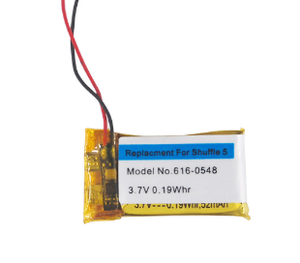 Oem 3.7V 0.27whr Polymer Li-ion pin 616-0548 phù hợp cho IPOD SHUFFLE 4 5 6 pin - Product Image 2