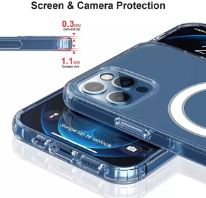 <span class=keywords><strong>Coque</strong></span> antichoc magnétique pour <span class=keywords><strong>iphone</strong></span> 14, étui de téléphone transparent pour <span class=keywords><strong>iphone</strong></span> 14 <span class=keywords><strong>13</strong></span> 12 <span class=keywords><strong>Pro</strong></span> <span class=keywords><strong>Max</strong></span> - Product Image 5