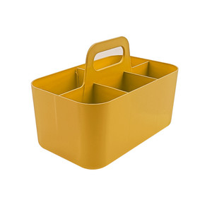 5 ngăn đa năng Stackable <span class=keywords><strong>Organizer</strong></span> nhựa trang điểm lưu trữ Caddy Tote Máy tính để bàn ngăn lưu trữ box với xử lý - Product Image 4