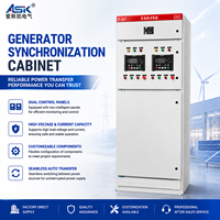 Gabinete de sincronización de paneles generadores 400A con control automático de distribución de carga para sistema de distribución de energía industrial