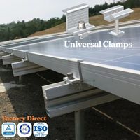 Art Sign Collier de serrage intermédiaire universel en aluminium pour panneau solaire, Composant de montage solaire, Collier de serrage d'extrémité pour structure solaire, Prix usine