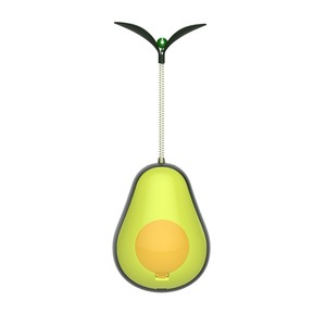 Trendiges Avocado-Trinkgefäß mit lustigem Katzenstab, Futterausgabe-Vorrichtung, ABS-Spielzeug für Haustiere zum Beißen - Product Image 4