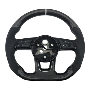 Volante de Fibra de Carbono Alcantara Más Popular para Modelos Audi A3 A4 A4L A5 A7L A8 Q5 Q7 B9 A6 R8 - Product Image 1