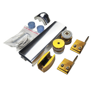 المشي في الحمام في إطار من الألومنيوم الزجاج المقسى السميك - Product Image 5