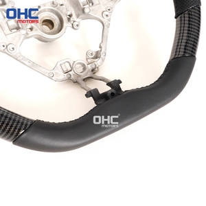 พวงมาลัยพลังน้ำคาร์บอนไฟเบอร์สำหรับ Subaru BRZ Toyota Gt86 Ae86 <span class=keywords><strong>GT</strong></span> 86พวงมาลัย2016 2017 2018 2019 2020คลังสินค้าของเรา - Product Image 5