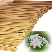 Article chaud transfrontalier 1 paquet de 8 bâtonnets d'encens en bambou aromatisés 24 pièces, y compris des bougies parfumées à la citronnelle blanche et à la sauge pour