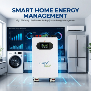 XPZ Batterie 51.2V314AH Solarbatterie mit 2A Aktiver Entzerrung, 200A JK V19 BMS, PowerWall, Wandmontiert für Heimspeicher - Product Image 1