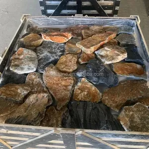 Dalles étanches Fieldstone Produits Bas Prix Chine Vente en gros Mur Pierre Placage