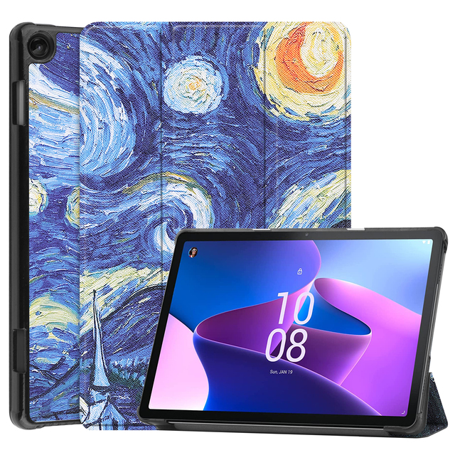 10.1 Inch Flip Stand Leather Tablet Cover Case for Lenovo Tab M10 (3rd Gen) Tb-328f