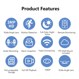 2026New Product A8 Smart IP <b>Camera</b> 2MP WiFi Night Vision Two Way Audio AI Human Detection Webcam Video Cam Baby Security Monitor - Product Image 5