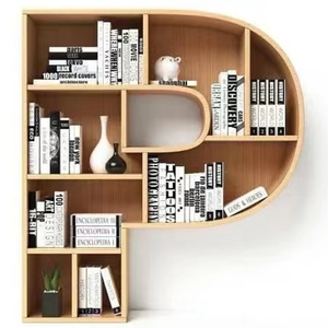 Chiquitos fabricante estantería creativa 3D letra alfabeto en forma de librería para niños Biblioteca <span class=keywords><strong>Centro</strong></span> de lectura guardería decoración del hogar - Product Image 6
