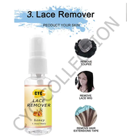 Nœuds de perruque guérisseur dentelle colle et dissolvant de colle ensemble de produits pour perruque kit d'installation de perruque de marque privée personnalisée