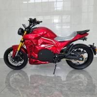 Moto électrique de course 72v avec moteurs de roue 3kw 4kw 5kw 10kw Vitesse maximale 145 km/h Variété d'options de puissance
