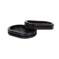 Oeillets ovales en caoutchouc à double face 60x25mm 45X20MM œillets de protection de câble en caoutchouc