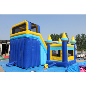 Vendita calda gonfiabile buttafuori saltando scivolo d'acqua casa gonfiabile castello trampolino e scivolo combinazione - Product Image 4
