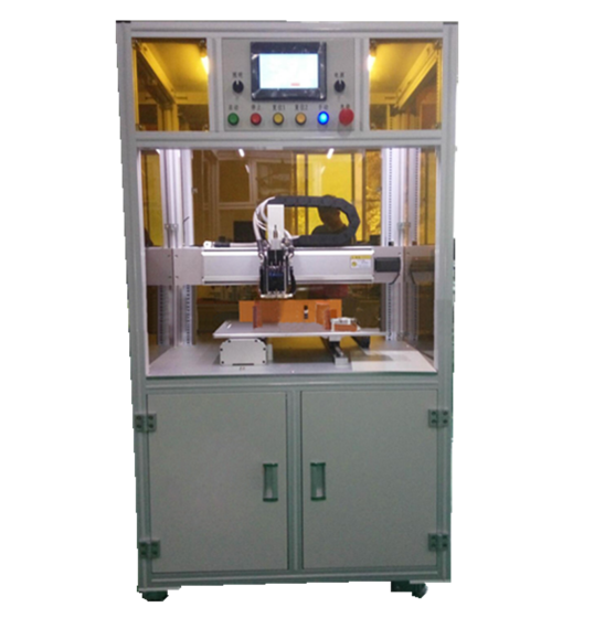 Односторонний автоматический роторный аппарат точечной сварки с ЧПУ для цилиндрической аккумуляторной батареи