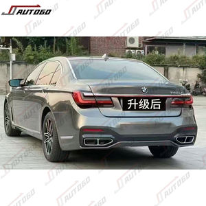 Kit de carrosserie de conversion et de modernisation pour <span class=keywords><strong>BMW</strong></span> Série 7 F02 2008-2015, mise à niveau vers le modèle 2019 G11 G12 LCI M760 M-Tech - Product Image 6