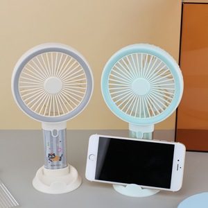 LingPan Portable <b>Fan</b> With Light 5W Rechargeable Battery Handheld Desk <b>Stand</b> For Kids Gifts - Product Image 3