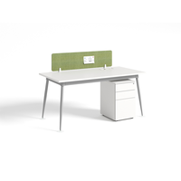 Personalización comercial, muebles de oficina, marco de madera, Partición de cubículo, juego de escritorio para personal de oficina