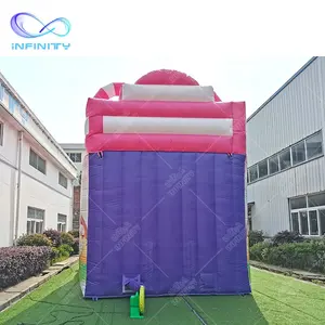 Factory Inflatable Candy Jumping Castle Slide Inflatable Bounce House Slide New Kids Inflatable Bouncer With Slide For Party