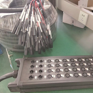 Caja de cableado de audio de 32 canales para escenario, cable multicore XLR de 50 m para presentaciones en vivo - Product Image 3