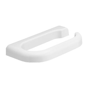 Porte-rouleau de papier ouvert Luca Series, blanc, longueur 30,5 cm, pour salle de bain - Product Image 1