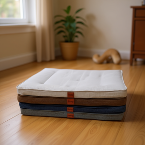 Tappetino Super Morbido in Spugna Cristallina da 5cm per Animali Domestici, Grigio Chiaro 65*95*5cm, Letto Super Confortevole per Animali - Product Image 3