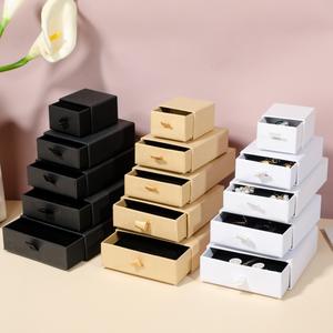 Scatola Portagioie Minimalista Personalizzabile in Carta per Anelli, Collane, Bracciali e <span class=keywords><strong>Orecchini</strong></span> - Confezione Regalo Universale - Product Image 4