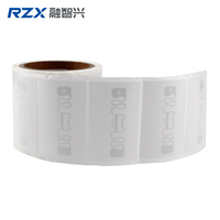 Étiquette RFID UHF passive longue portée 860-960 MHz FM13UF0051E Puce UHF ISO18000 6C Prix abordable Étiquette adhésive RFID UHF pour vêtements