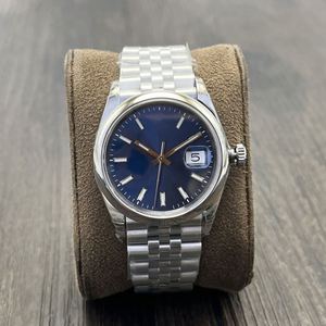 Reloj de Pulsera Automático Mecánico para Hombre al por Mayor con Caja Pulida, Brazalete Jubilee, Ventana de Fecha y Esfera con Efecto Rayos de Sol, de Acero Inoxidable - Product Image 3
