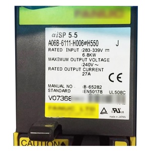 FANUC A06B-6111-H006 แบบปิดผนึก # โมดูลมอเตอร์ H550 แอมพลิฟายเออร์ 2 แกน รองรับ SV 80/80 HRV2 และ HRV3 - Product Image 1