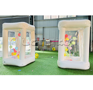 Langko gonflable PVC jeux de carnaval <span class=keywords><strong>ballon</strong></span> blanc cash box <span class=keywords><strong>jeu</strong></span> de fête à vendre - Product Image 3