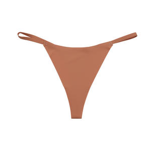 Sexy Perizoma a T per Donne, Mutandine Senza Cuciture a Vita Bassa in Seta Ghiaccio, Intimo G-string Delicato sulla Pelle - Product Image 6
