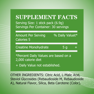 Factory Wholesales 5g <b>Creatine</b> <b>Monohydrate</b> Vegan Powder Sugar Free Fast Recovery Increase Lean Muscle <b>Creatine</b> Powder Sticks - Product Image 2