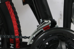 Bicicleta de Montaña Plegable de 26'' con Ruedas de Aleación de Magnesio en Blanco y Negro, Diferentes Colores Disponibles, 12 Velocidades - Product Image 5